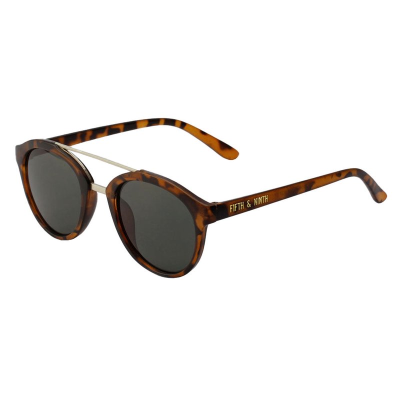 Shop Fifth & Ninth Camden Sunglasses In Brown