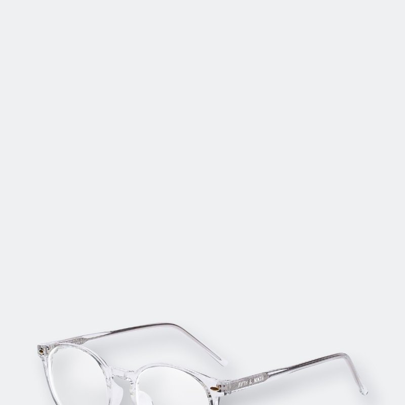 Fifth & Ninth Dakota Readers Blue Light Blocking Glasses In White