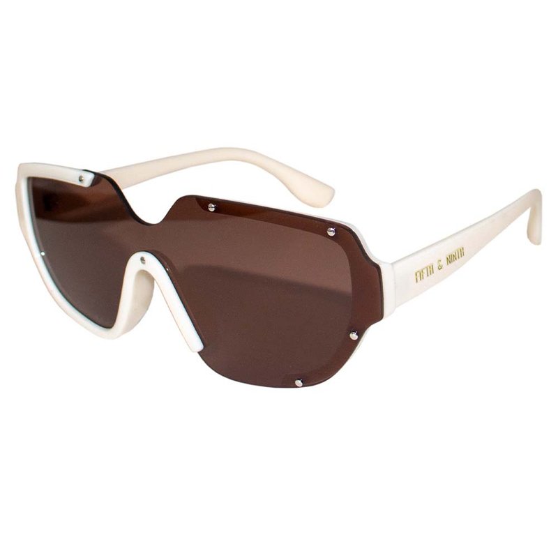 Shop Fifth & Ninth Jolie Polarized Sunglasses In Brown