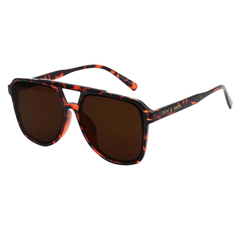 Shop Fifth & Ninth Lagos Sunglasses In Brown