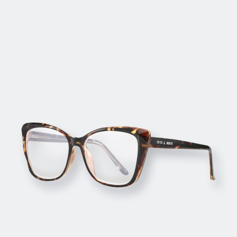 Fifth & Ninth Madison Blue Light Blocking Glasses In Brown