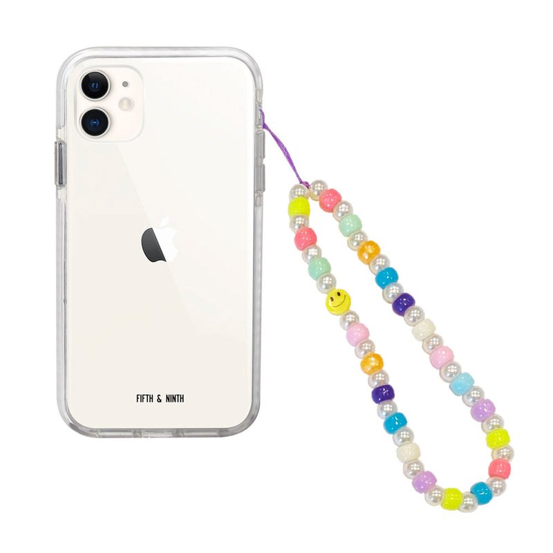 Fifth & Ninth Rainbow Pearl Beaded Phone Charm