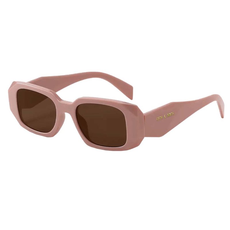 Fifth & Ninth Rowe Polarized Sunglasses In Pink