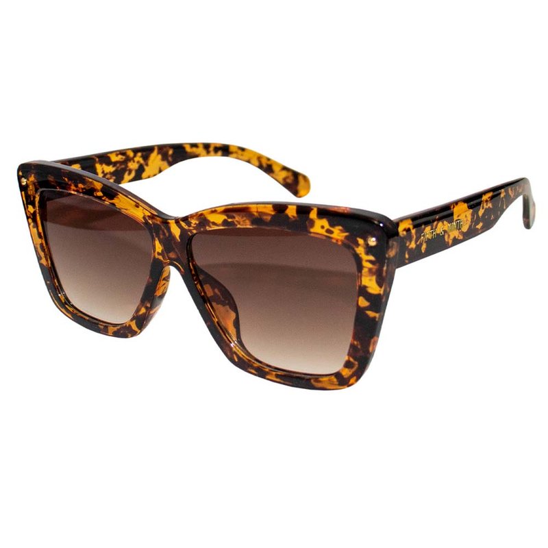 Shop Fifth & Ninth Willow Polarized Sunglasses In Brown