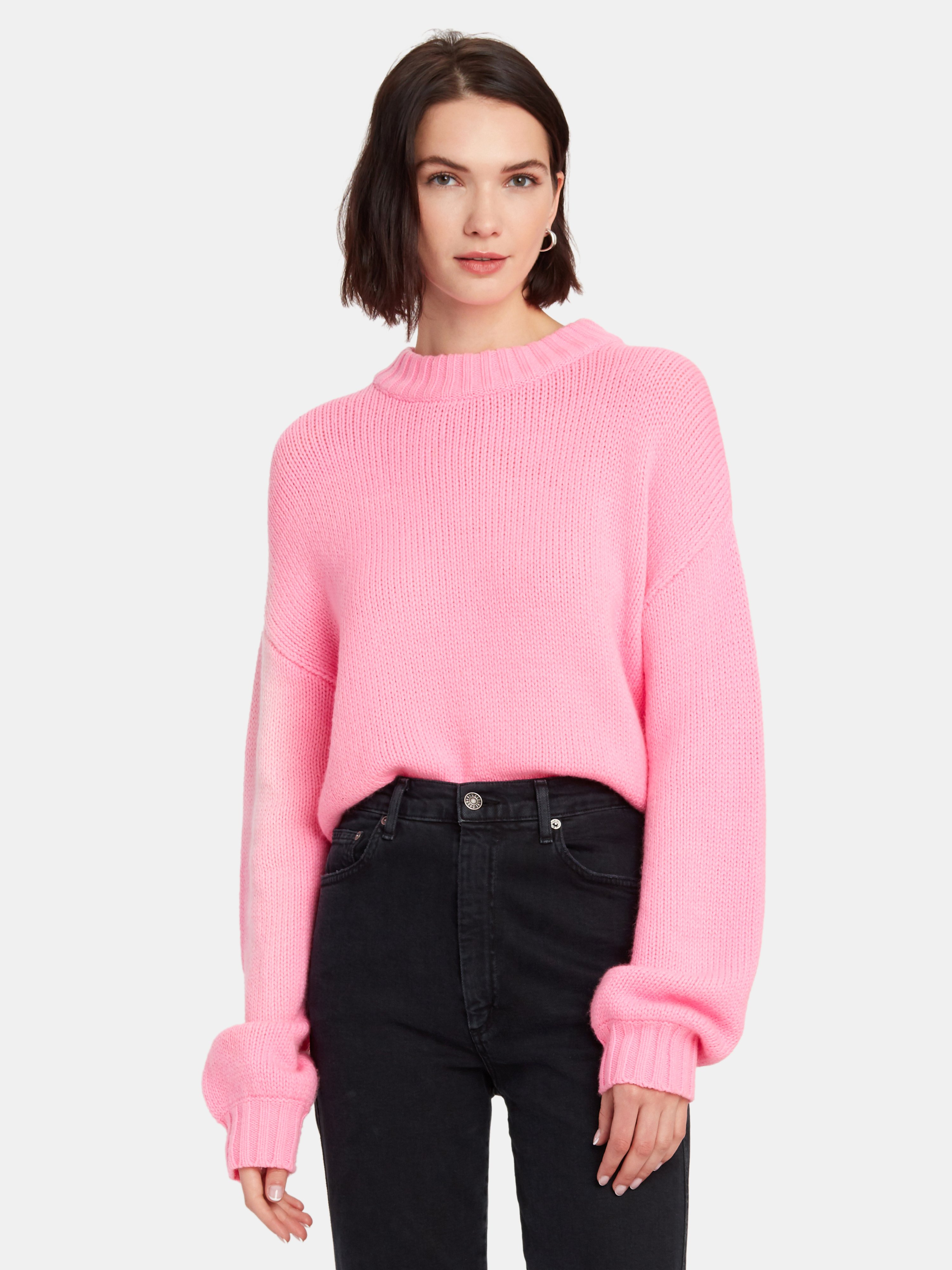 The Fifth Label Skyway Rib Knit Pullover In Candy