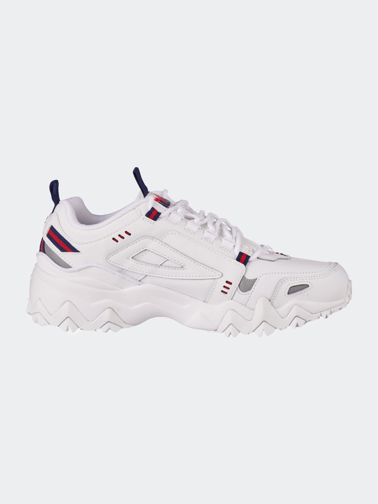 Men's Oakmont Trail  Running Shoes - White/Navy/Red