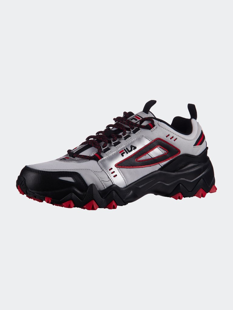 Men's Trail Athletic Shoe Hiking Shoes - Grey/Black/Red