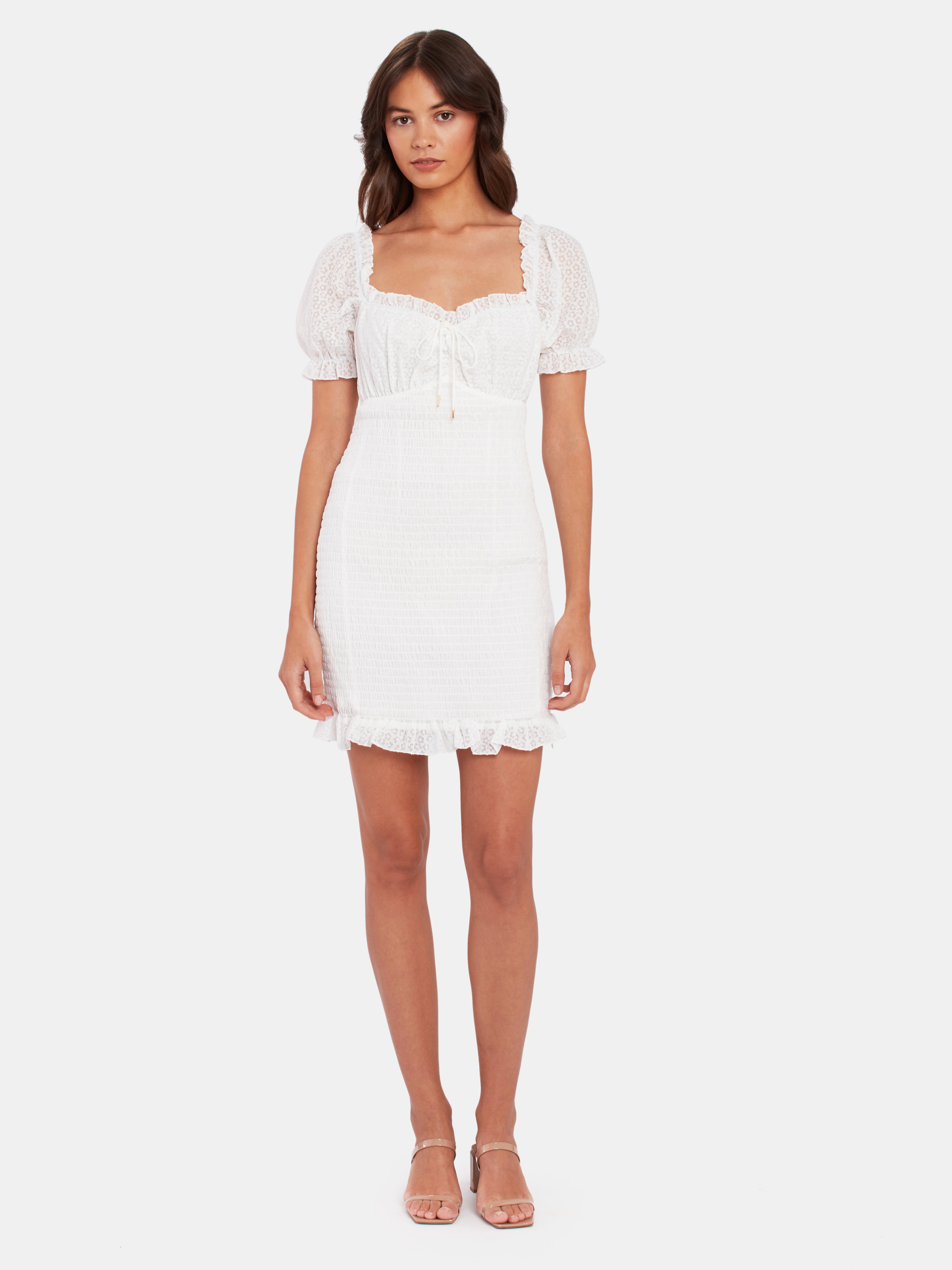 finders keepers bella button down mini dress