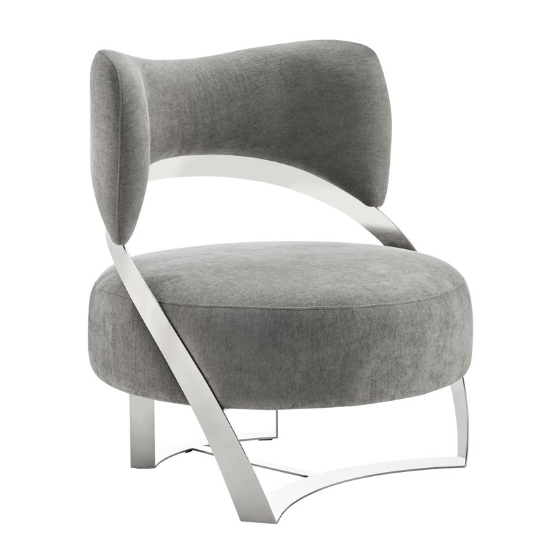 Shop Finesse Decor Aura Modern Accent Chair