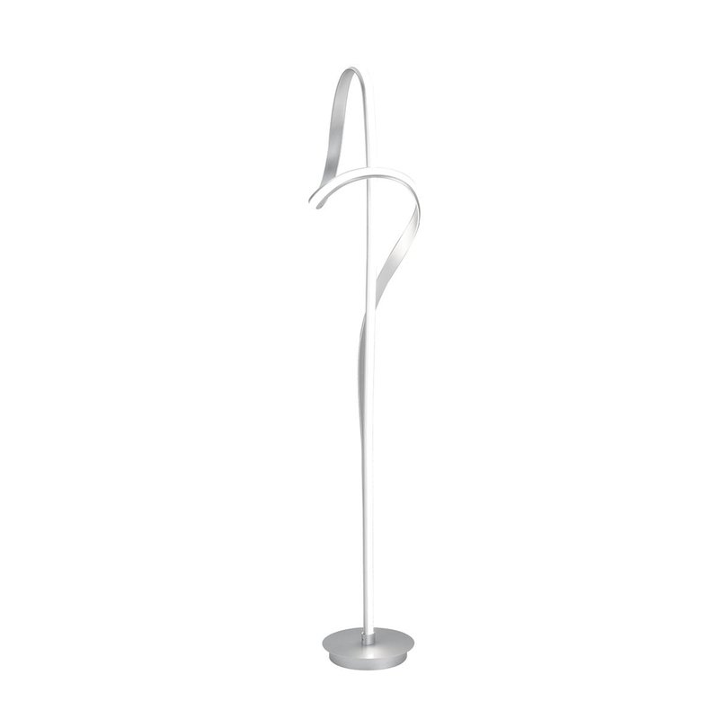 Shop Finesse Decor Budapest Led Silver 63" Tall Floor Lamp With Dimmable