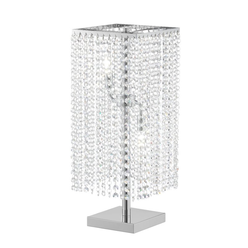 Shop Finesse Decor Crystal Strands Table Lamp