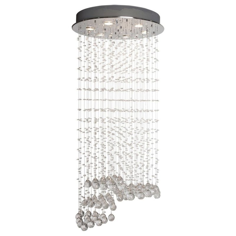 Finesse Decor Grand Crystal Waterfall Lamp