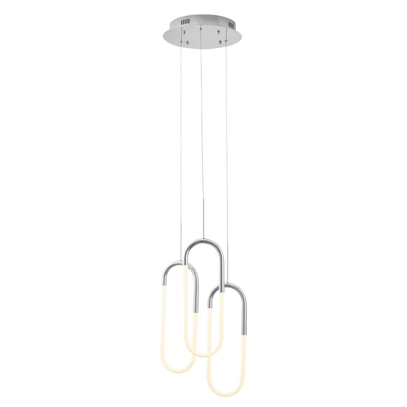 Shop Finesse Decor Led Three Clips Chandelier