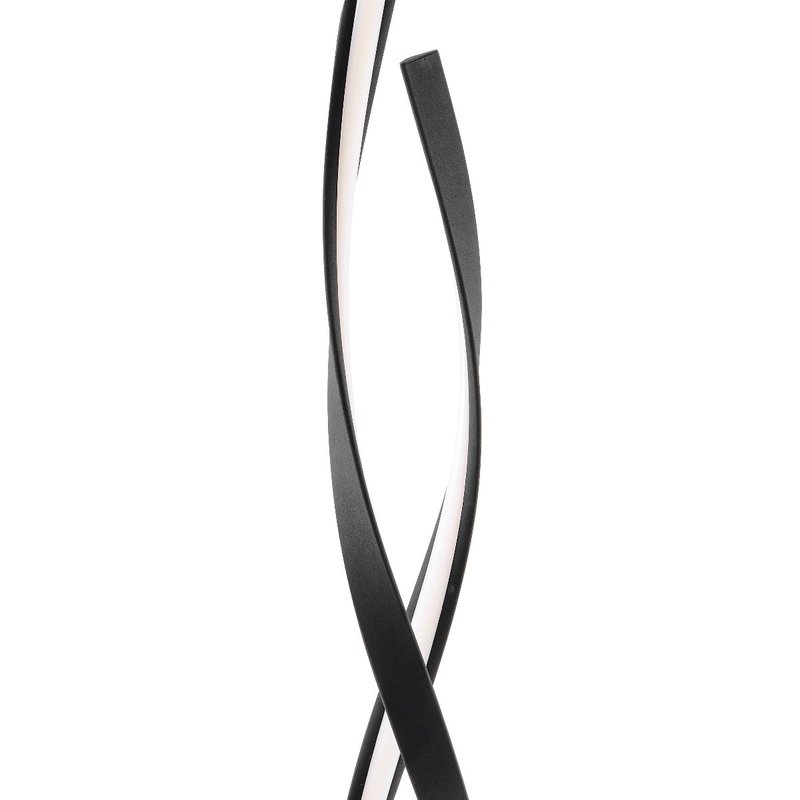 Finesse Decor Vienna Led 55" Tall Floor Lamp In Black