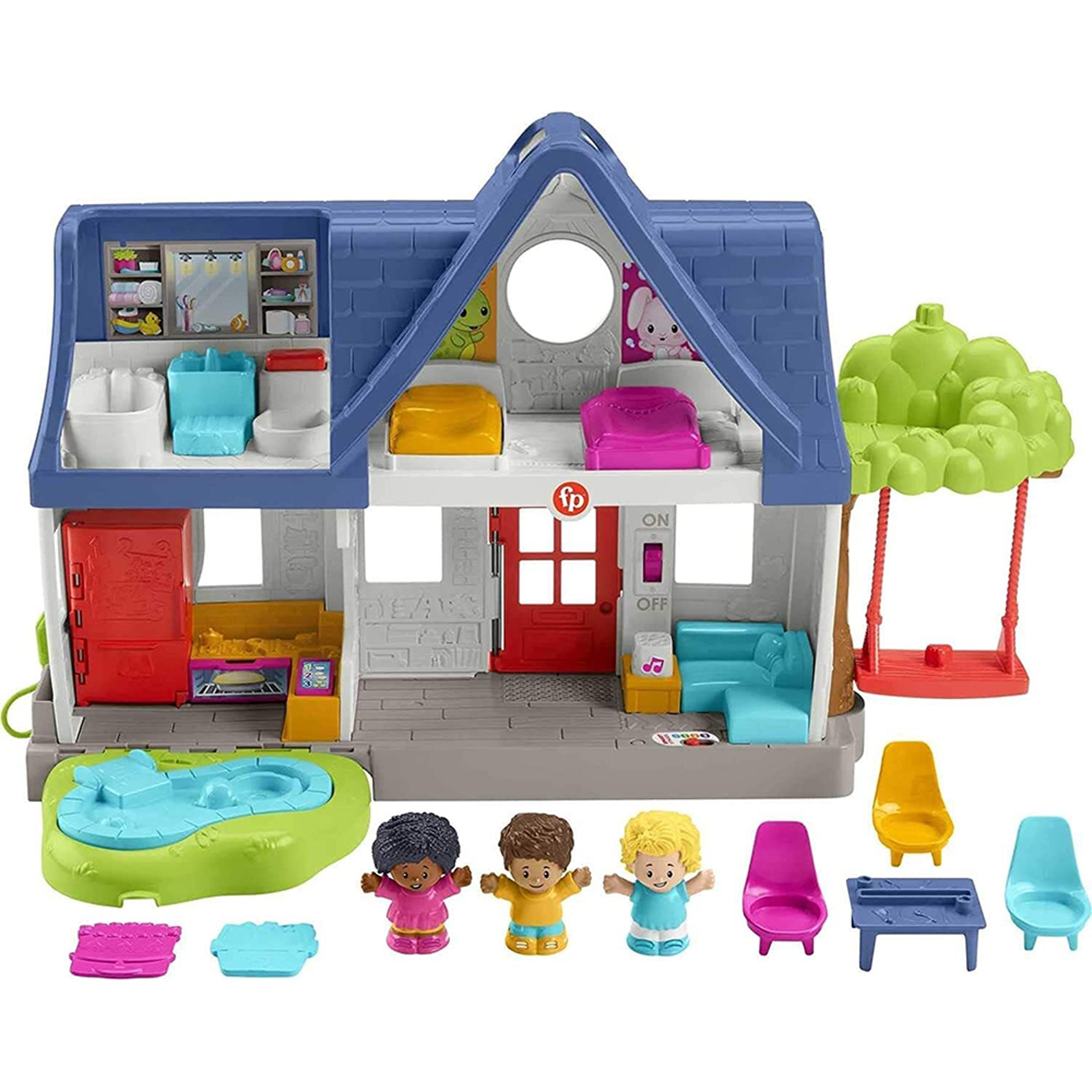 Fisher Price Babies'  Little People Friends Together Play House In Multi