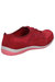 Fleet & Foster Womens/Ladies Dahlia Suede Leather Slip On Shoes - Red
