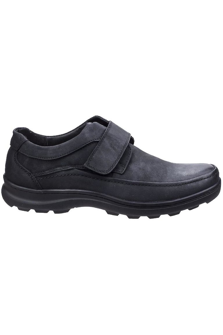 Mens Hurghada Leather Shoes - Black