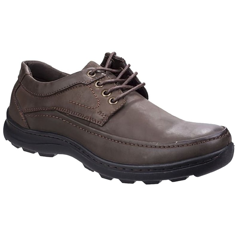 Fleet & Foster Mens Leather Luxor Lace-up Shoes In Brown