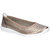 Womens/Ladies Anne Punched Detail Leather Pump - Bronze - Bronze