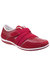 Womens/Ladies Bellini Comfort Shoes - Red - Red