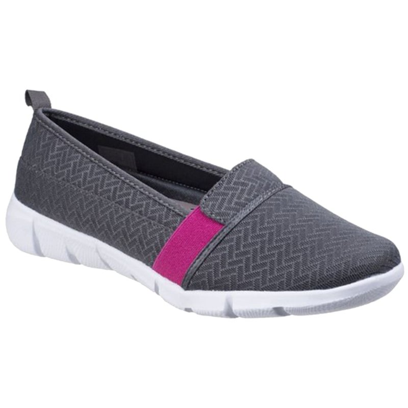 Fleet & Foster Womens/ladies Canary Summer Shoes In Grey