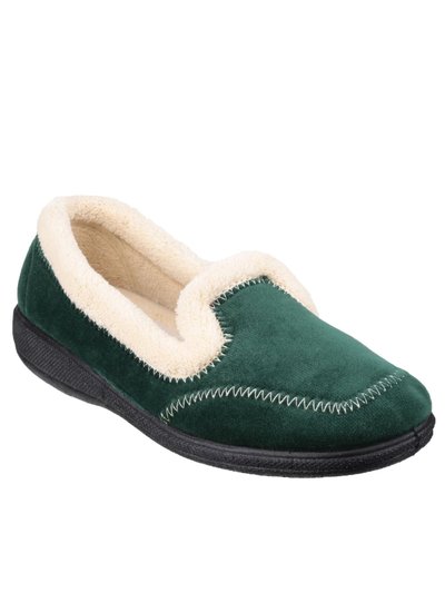 Fleet & Foster Womens/Ladies Maier Classic Slippers - Green product