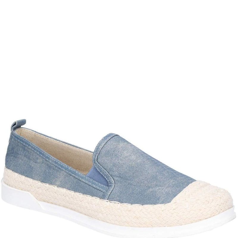 Fleet & Foster Womens/ladies Paradise Nautical Espadrille Loafer In Blue