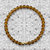 Signature Ball Cuff Bracelet In Amber Pansies - Single