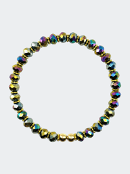 Signature Ball Cuff Bracelet In Holographic Floral (Single) - Holographic Floral