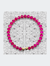 Signature Ball Cuff Bracelet In Pink Hollyhocks (Single)