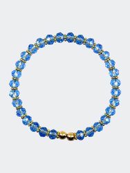 Signature Ball Cuff Bracelet In Porcelain Blue Hydrangeas (Single) - Porcelain Blue Hydrangeas