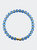Signature Ball Cuff Bracelet In Porcelain Blue Hydrangeas (Single) - Porcelain Blue Hydrangeas