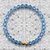 Signature Ball Cuff Bracelet In Porcelain Blue Hydrangeas (Single)