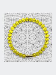 Signature Ball Cuff Bracelet In Yellow Daffodils (Single)