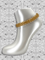 Signature CRISSxCROSS™ Anklet - Gold Daisies