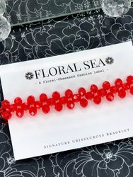 Signature CRISSxCROSS™ Bracelet In Red Poppies