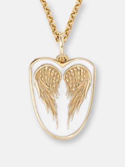 Florin Arte Angel Wing Enamel Shield Charm product