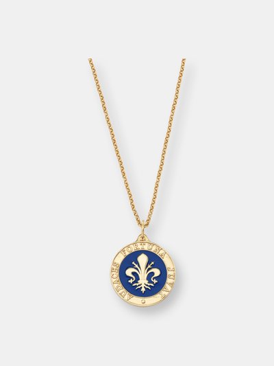 Floris London Florence Enamel Medallion Necklace product
