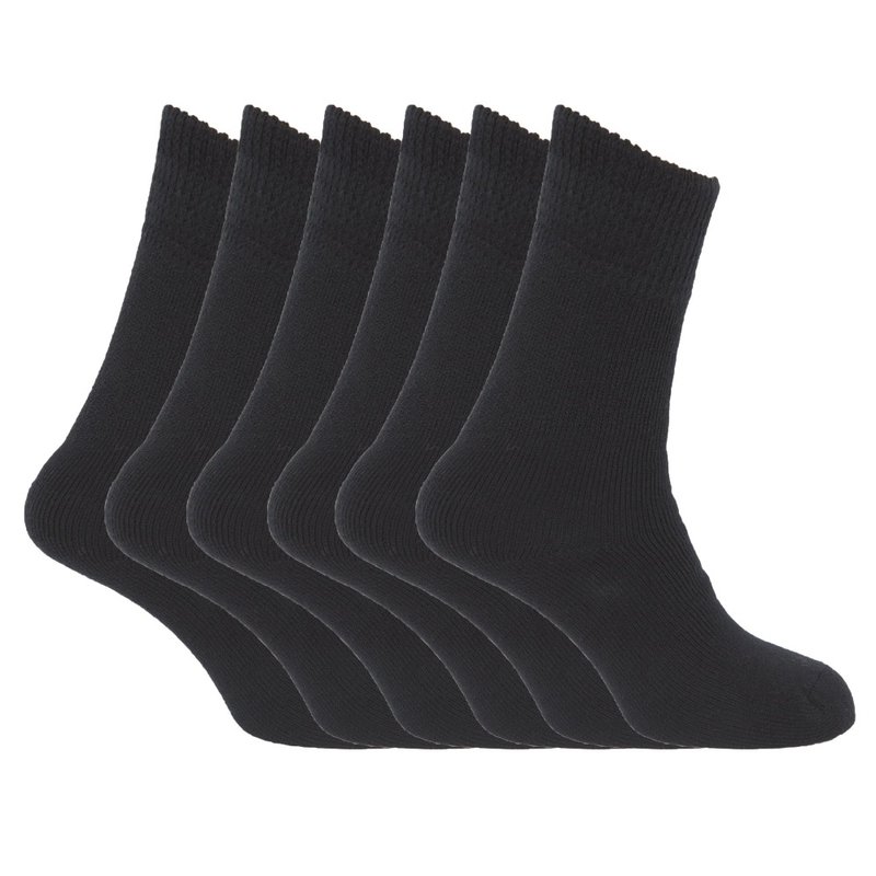 Floso Ladies/womens Thermal Socks In Black