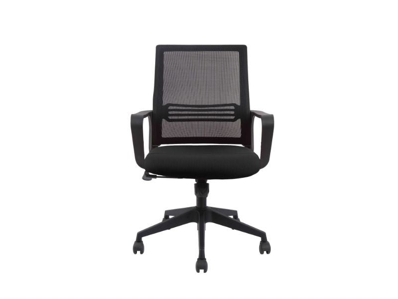 Shop Fm Furniture Albury Medium Back Revolving Ergonomic Office Chair In Black