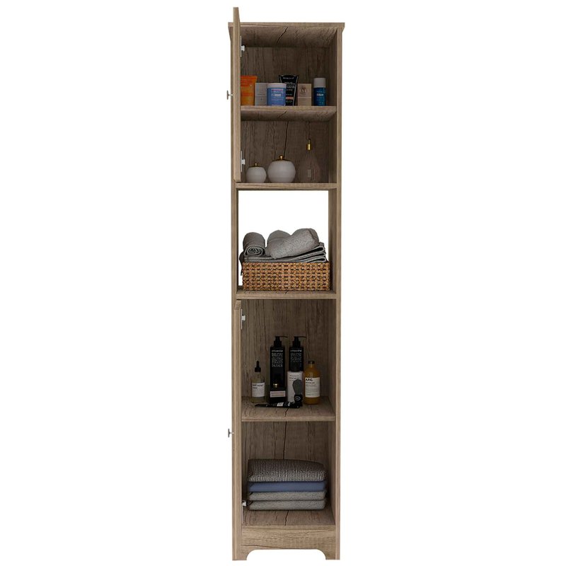 Shop Fm Furniture Charlotte Linen Cabinet, Two Dressers, Division, One Shelf In Brown
