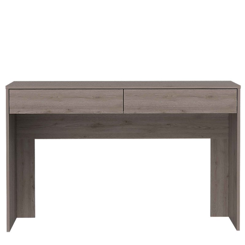 Shop Fm Furniture Tampa Writing Computer Desk, Two Drawers In Grey