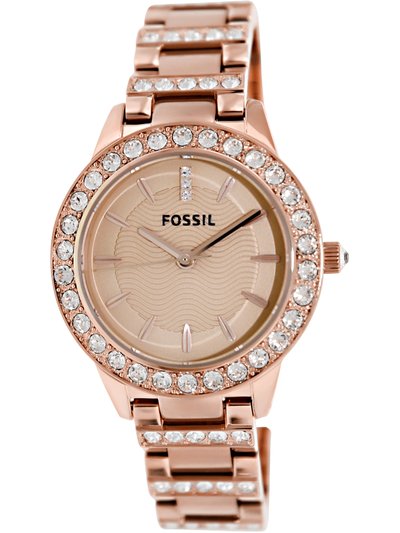 Fossil Womens Jesse ES3020 Pink Stainless-Steel Analog Quartz Fashion Watch product