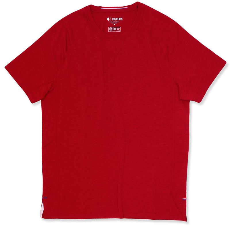 Fourlaps Level Tech Tee In Red