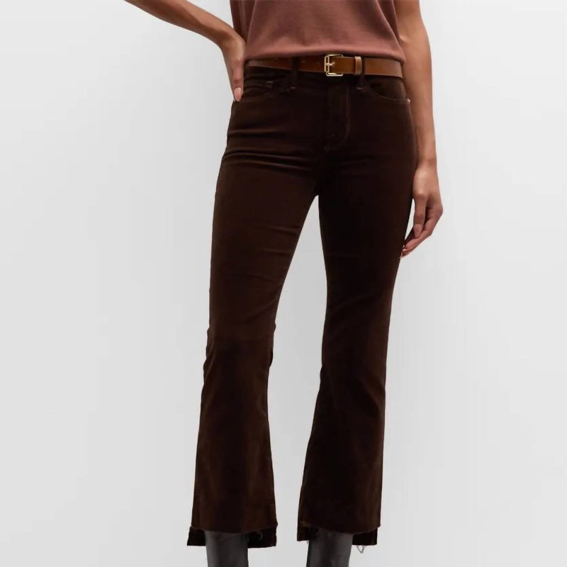 Shop Frame Le Crop Mini Boot In Brown
