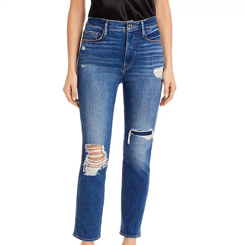 Shop Frame Le Sylvie Jeans In Swoon In Blue