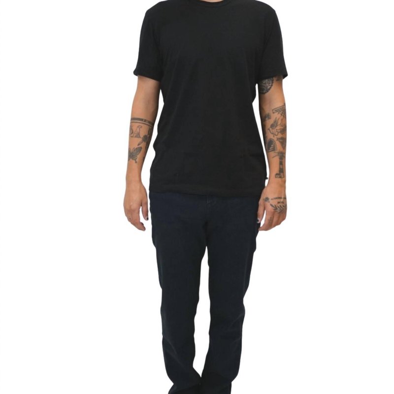 Shop Frame L'homme Athletic Jean In Placid In Black