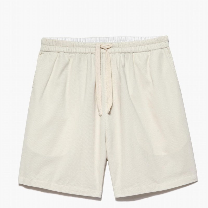 Frame Off-white Padded Shorts In Brown
