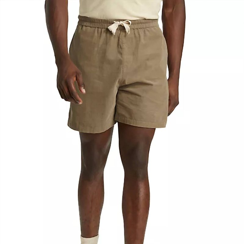 Shop Frame Light Weight Cord Shorts In Brown