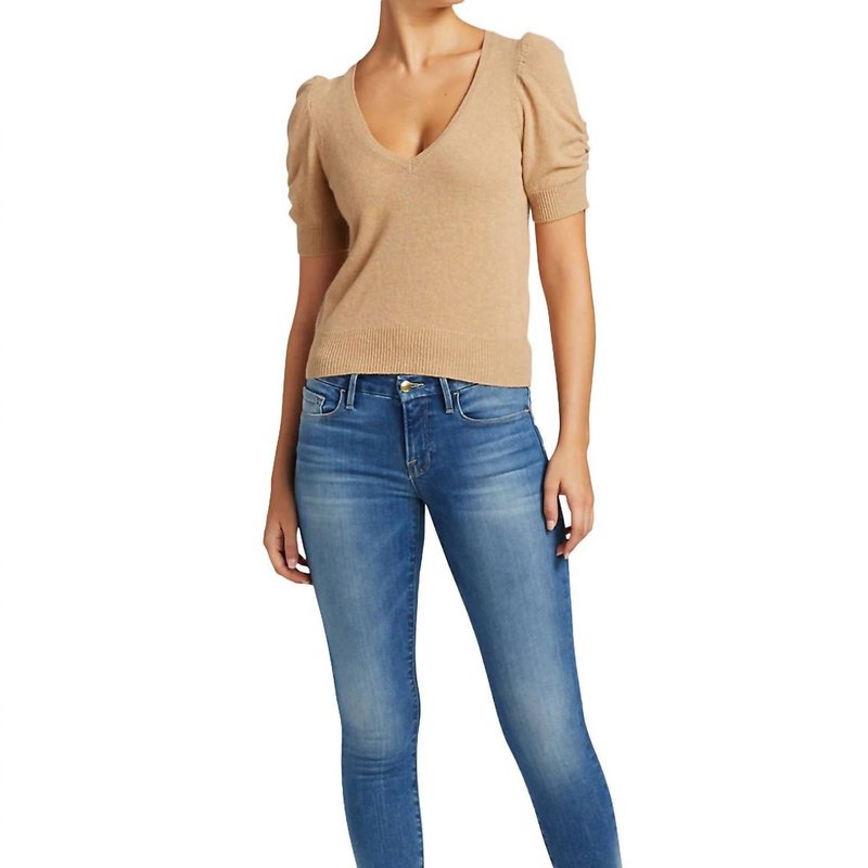 Shop Frame Women's Le Low Skinny Jeans In Blue